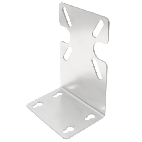 1 PCS Water Filter Plate Stainless Steel Water Purifier Housing Bracket for 10 "and 20" Filter Cartridge Housing (Silver) 4.5IN-SS SLIVER-SS