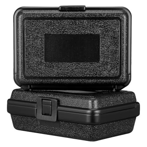 TEHAUX Waterproof Hard Carrying Case 2-pack Portable Tool Storage Box for Mechanics Small Tool Organizer for Hardware Equipment Protection 6.29 X 4.72 X 2.36 in