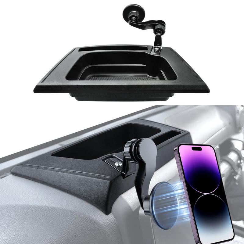 Magnetic Phone Mount for Jeep 2011-2017 Wrangler JK JKU - Dashboard Phone Holder with Magsafe for Jeep Wrangler Accessories (Not for JL JLU JT) Fit 2011-2017 JK JKU Magnetic