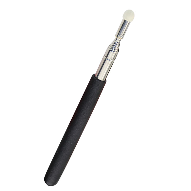 Telescopic Teaching Pointer for Teachers, 1 Pack Black Pointer with Felt Tip for Infrared Whiteboards Only, Extendable Handheld Presenter for Classroom, Blackboard, Display – 39 Inch Length