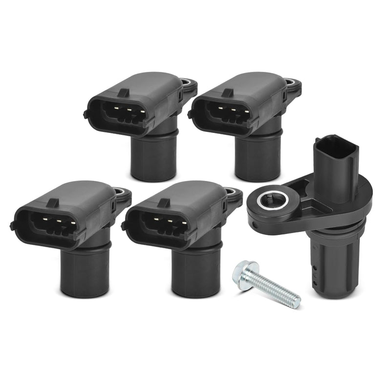 HYR Camshaft Crankshaft Position Sensor Fit for Buick Cadillac GMC Chevrolet & Suzuki Models - Enclave Lacrosse ATS CTS Acadia Terrain Camaro Colorado Equinox Impala Grand Vitara, 12615371, 5Pcs