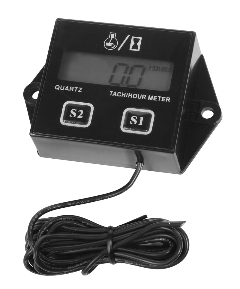 Small Engine Tachometer,Car Accessories Motorcycle Tachometer,Waterproof Tachometers Inductive Tacho Gauge,Used in Motorcycles,ATVs,Boats,Outboard Engines,Lawn Mowers,UTVs,Snowmobiles