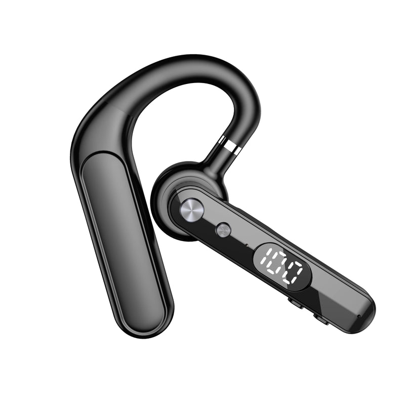 Bluetooth Headset, Dual Mic Noise Cancelling, 48H Talk Time, Clear Calls | Trucker Headset, Wireless Earpiece, Hands Free Headset for Driving, Office, Business, Long Battery Life, Open Ear Comfort