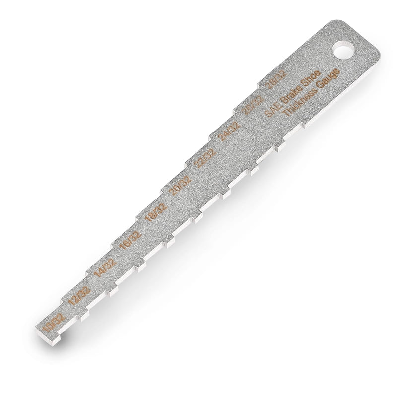 Zookpr Brake Pad Measuring Tool Brake Pad Thickness Gauge Technician Gauge Pocket Tech Labeled in 32Nds(10/32-28/32)