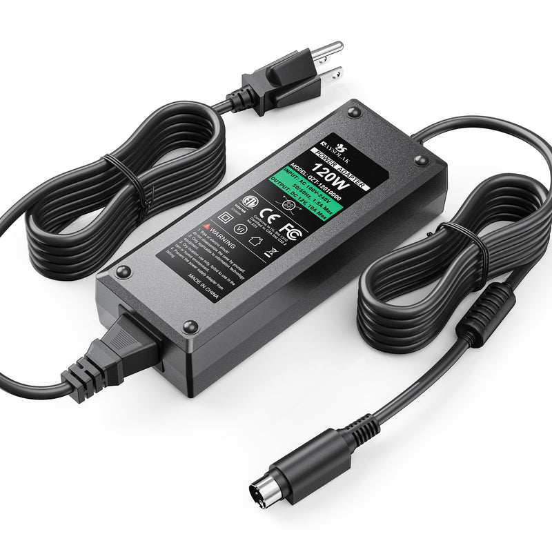 12V 10A Power Supply for Synology NAS DiskStation DS423+ DS925+ DS1525+ DS425+ DS725+ DS923+ DS1522+ DS723+ DS920+ DS1520+ DS916+ DS918+, 8Ft Power Adapter for 2-Bay 4-Bay 5-Bay DiskStation 8Ft Synology Power Adapter