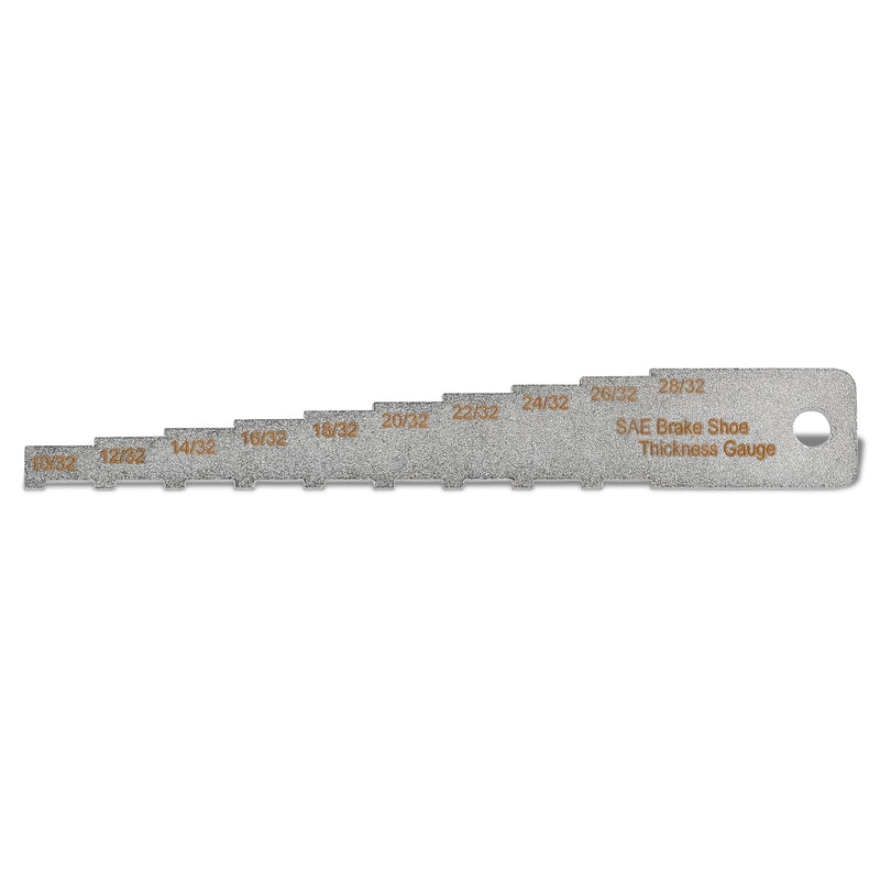 Brake Pad Measuring Tool Brake Pad Thickness Gauge Technician Gauge Pocket Tech Labeled in 32Nds(10/32-28/32)