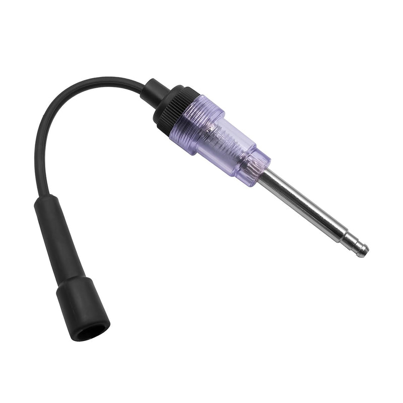 Car Inline Spark Plug Tester, Vehicle Engine Straight Boot Ignition Coil Tester, Auto Engine Spark Plug Light Checker Armature Diagnostic Detector Tool, Fit for Sedan Motorcycle