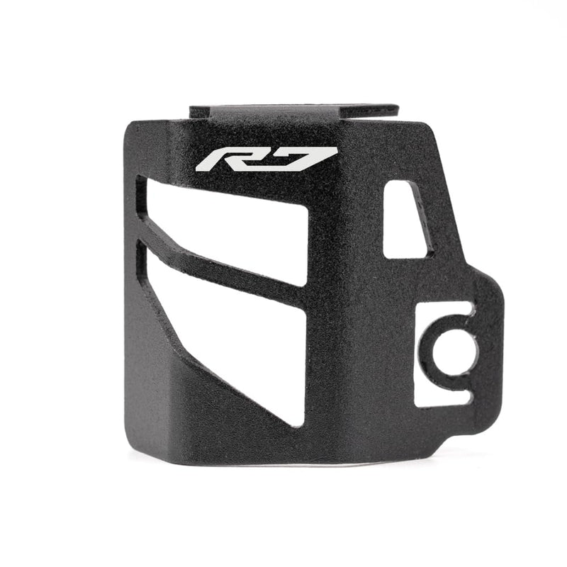 MOWOK Fit For Yamaha R7 YZF R7 YZFR7 YZF-R7 2021 2022 2023 2024 2025 Motorcycle Accessories Rear Brake Fluid Reservoir Guard Oil Cup Cap Cover Protector (Black) Black