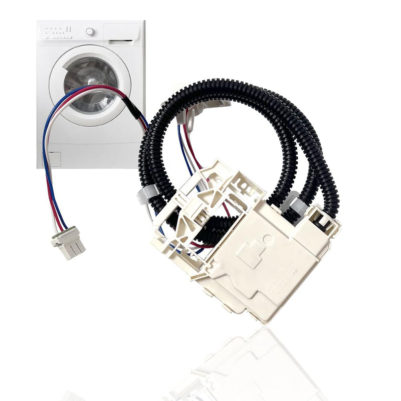 WH08X33879 Washer Lid Lock Assembly - Stainless Steel Spring & IP55 Waterproof, UL Certified Fit for GE PTW600/PTW700/PTW900 Series, GTW220/GTW385, HTW265 Models (Replaces WH08X37859)