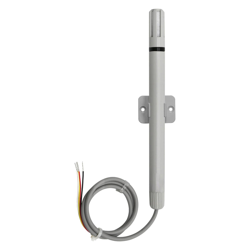Tzone Temperature and Humidity Sensor 4-20 mA Temp Humidity Transmitter, Industrial Temperature Sensor 4-20ma Analog Humidity Transmitter Wall Mounted -40℃ to 60℃ for Greenhouse HVAC Lab PLC and DCS THT02C 4-20mA Output