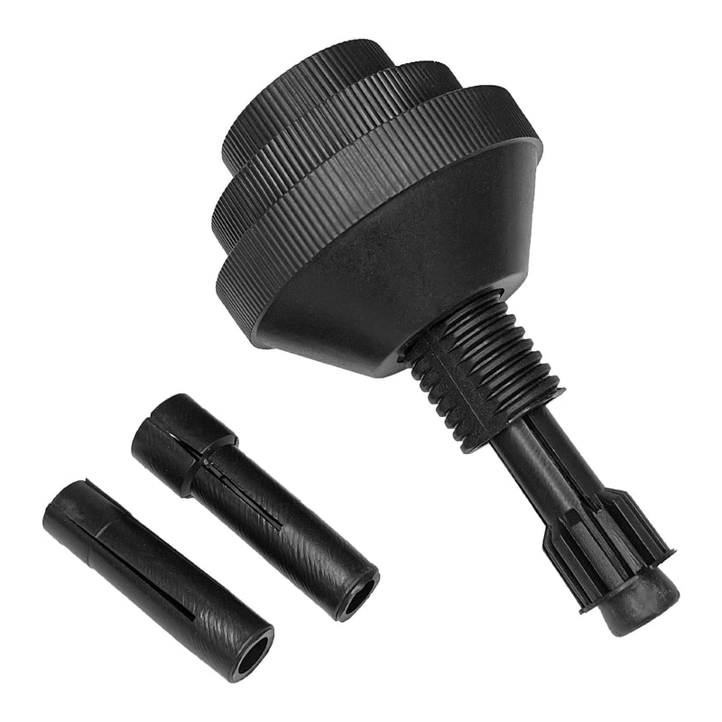 Clutch Alignment Tool Car Alignment Tool Kit Automotive Light Trucks AC Single Disc Clutch Centering Removal Tool Universal Clutche Plates Correction Tools 2 Plastic Sleeve for Refitting Black