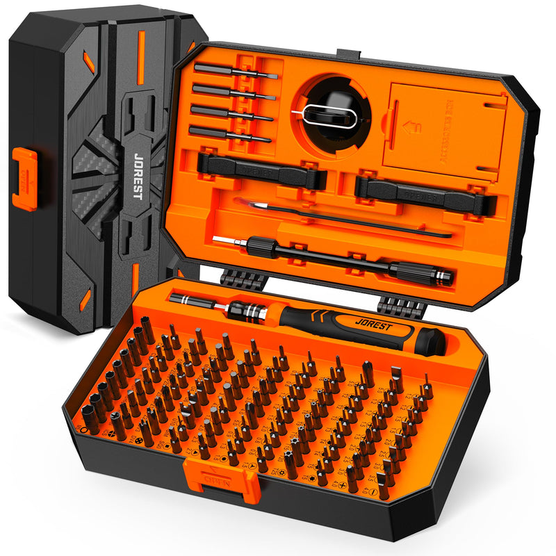 JOREST 115 in 1 Small Precision Screwdriver Set, Tool Gifts for Men, Magnetic Repair Tool Kit for PC, Laptop, Computer, iPhone, Macbook, Jewelers, PS5, Xbox, Switch, Electronics