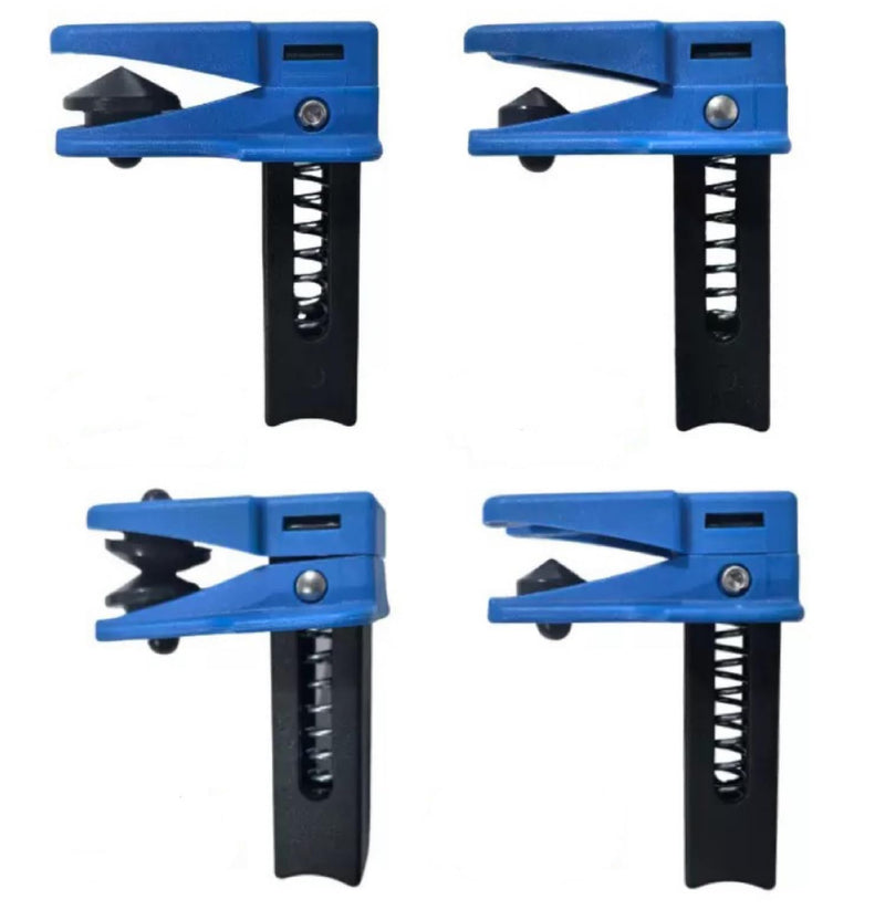4PCS brake line clamp，auto brake fluid line plug，brake line plug，line lock kit for brakes，Oil Tool Brake Tubing to Prevent Oil Spills，Universal for Most Cars (Blue)