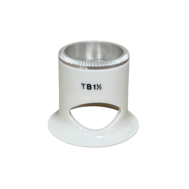  [AUSTRALIA] - Bergeon 2611-TB-1.5 loupe, White, biconvex, Ventilation Port, Magnification x6.7