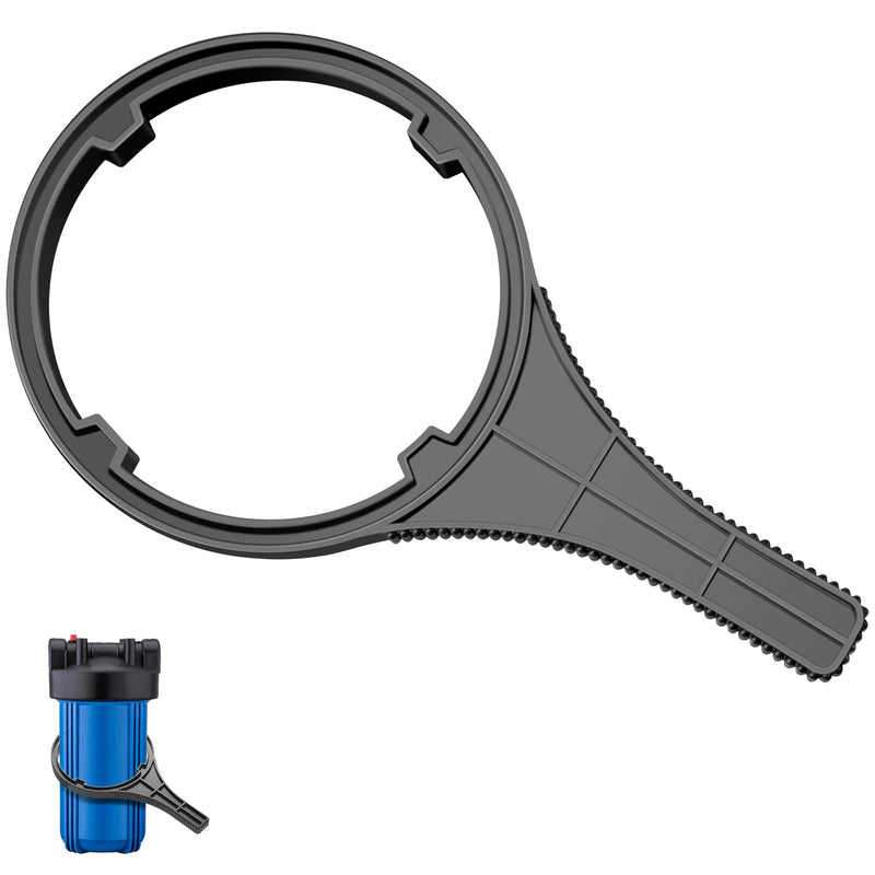 Heavy Duty Water Filter Wrench (6.38" Max Inner Diameter) for Big Blue-Style Filter Housings, Compatible with Most Water Filter Housings That Use 4.5" Diameter Filter Cartridges