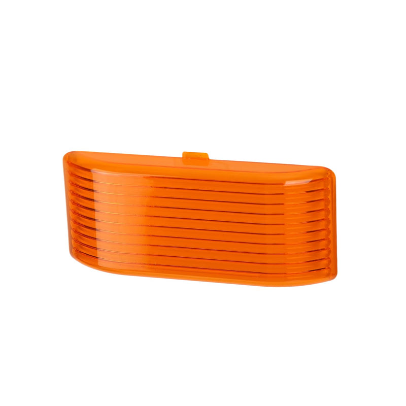Replacement Lens Parts for RV Exterior Porch Light, Plastic Trailer Light Lens Camper Outside Lights Cover Accessories Compatible with BARGMAN 34-78-517,515, 522 (Orange)