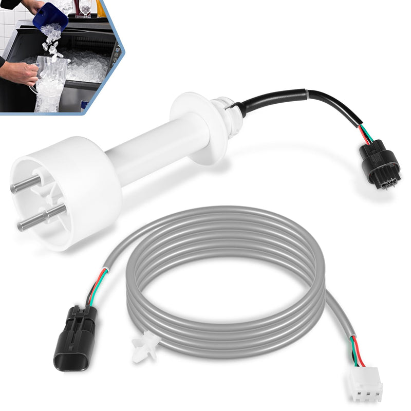 000016053 Ice Water Level Sensor Probe Kit with Harness Replacement for Manitowoc Commercial Ice Machines, Compatible with I0600, I1400, ID0522A, and More Models – Premium Ice Maker Parts