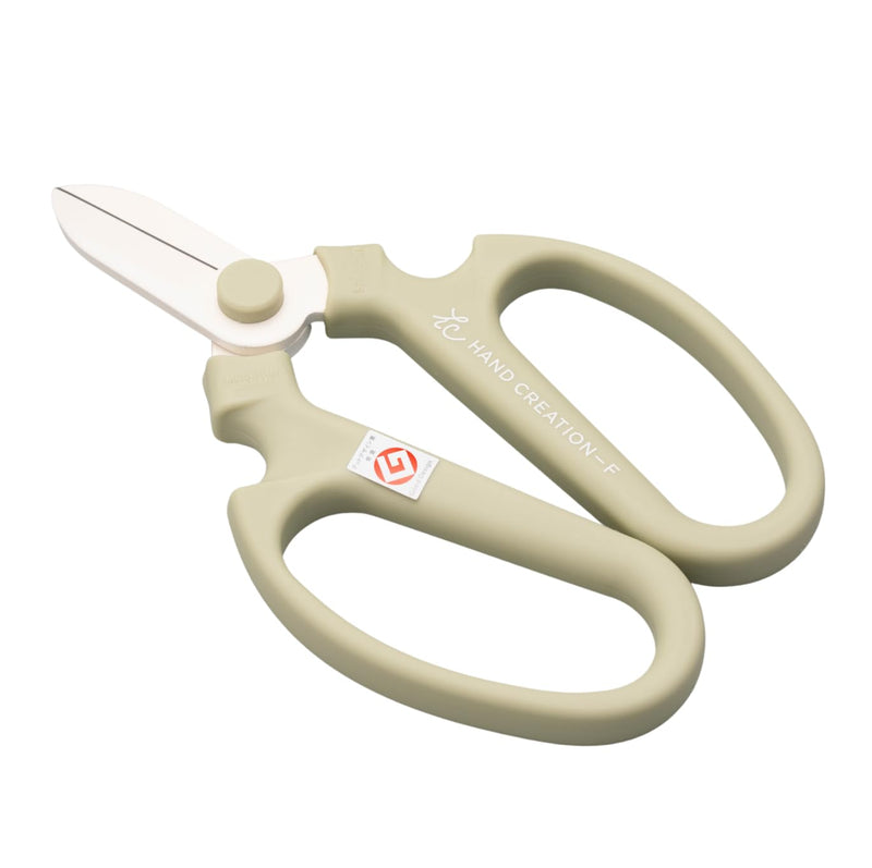 Japanese Florist Scissors – Professional Ultra Sharp Flower Shears Made in JAPAN for Ikebana Floral Design & Gardening SAKAGEN HAND CREATION F-170 (Atmos Green) Atmos Green