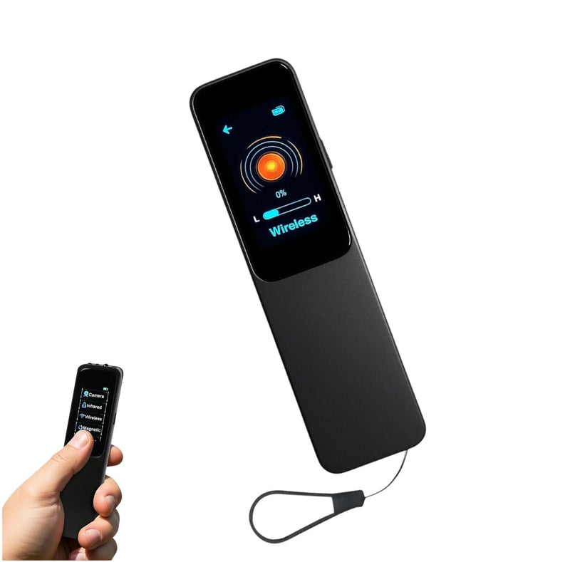 Hidden Camera Detectors – 4/5/7 Mode Touchscreen RF Detector, GPS Tracker Detector & Spy Camera Finder for Hotel, Home, and Car Security 7 Mode – Touch Screen + Alarm + Premium