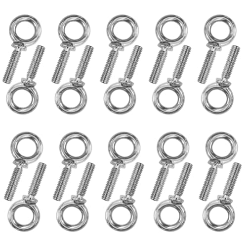 3/8"-16 x 1 UNC Lifting Shoulder Eye Bolts (20 Pack) 3/8"-16 x 1" Pack of 20 (304 stainless steel)