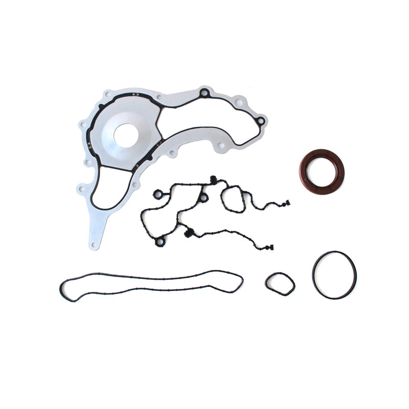 TC1169 Engine Timing Cover Gasket Set Fit for 2011-2020 Chrysler 200 300 Dodge Avenger Durango Grand Journey Jeep Cherokee Wrangler Ram 1500 2500 3500 Volkswagen 3.2L 3.6L Replace # TCS46162