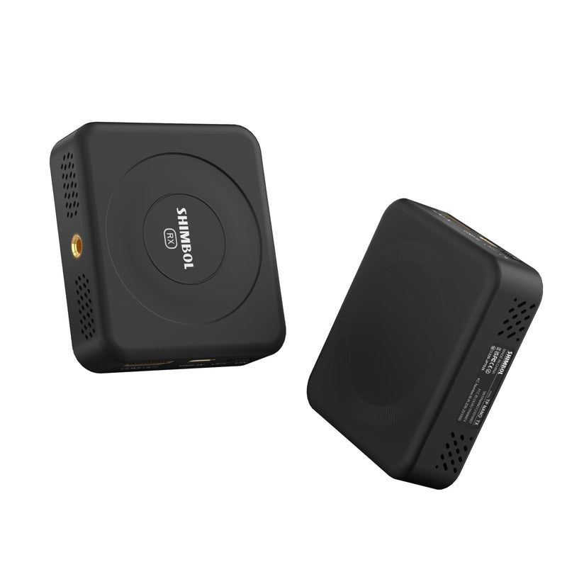 ΤΡ ΝΑΝΟ Wireless Video Transmission System,HDMI Input Transmitter and Receiver for Phones and Cameras with 2000mAh Built-in Battery/492ft Transmission Range/60ms Latency (Black) Black