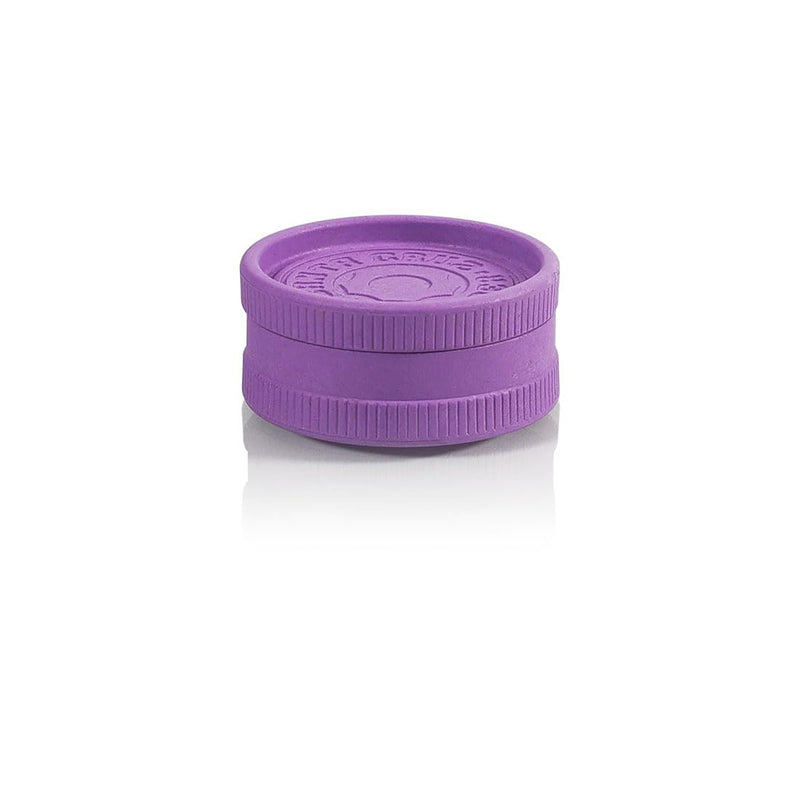 Santa Cruz Shredder Grinder for Herbs Knurled Top for Stronger Grip 2-Piece Large 2.7 (Purple) Purple