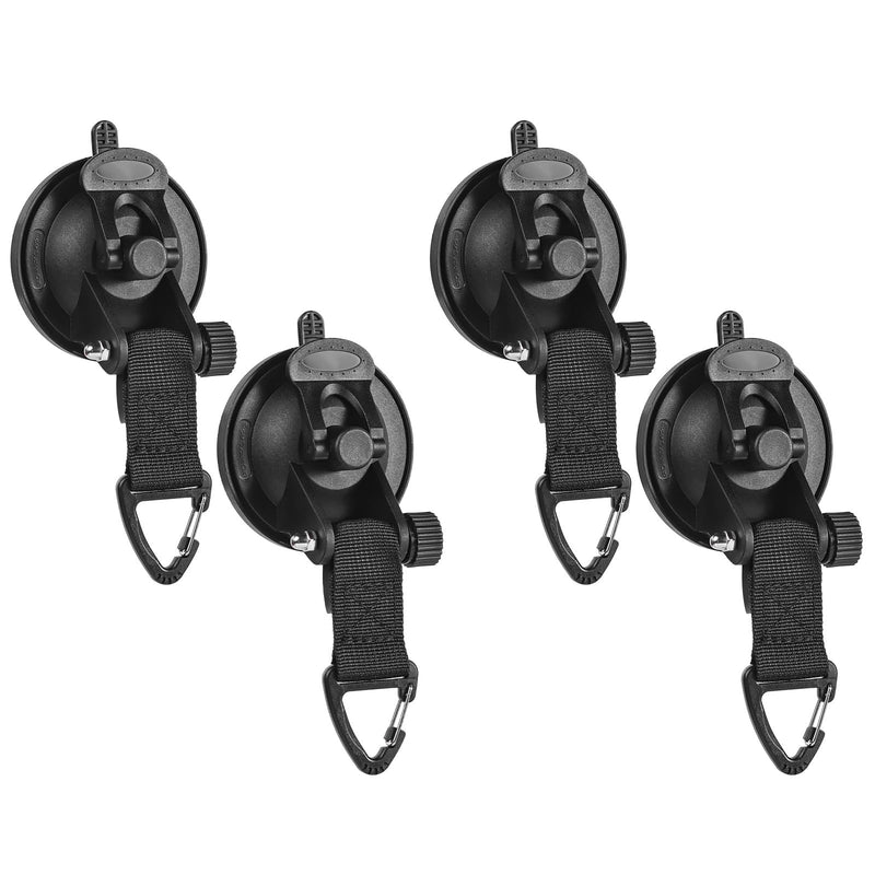 Heavy Duty Suction Cup Security Hooks for Camping(4 pcs) 4 PCS
