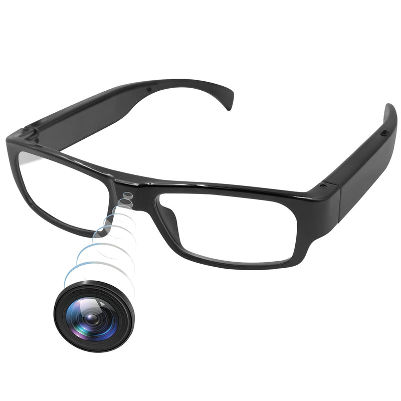 Glasses Camera Wearable Outdoor Sport Action Camera Glasses Video Glasses 1080P HD Recording Motorcycle Riding Portable Smart Glasses for Cycling, Training, Driving, Hiking, Hunting, Fishing