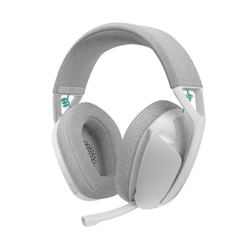 Logitech G321 Lightspeed Wireless Gaming Headset - White | Dynamic Comfort and fit, 16 kHz Boom mic, 20+ hrs Battery, for PC