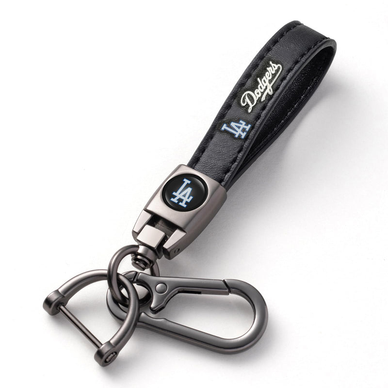 Leather Car Keychain Keyring for Baseball Fans,Car Key Fob Holder Keychain Jds-da45oqi