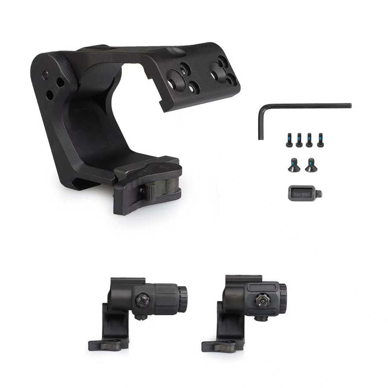 Flip-to-Center (FTC) Magnifier Mount for G33 or G43,2.26″ Optical Centerline Height，Quick Release Mechanism,6063 Aluminum and Type III Hardcoat Anodized Mount