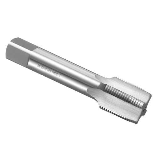 uxcell Hand Taper Tap M30 x 2 Metric Thread Taper Style Taps Straight Flute Screw Tapping Threading Tool High Speed Steel HSS6542