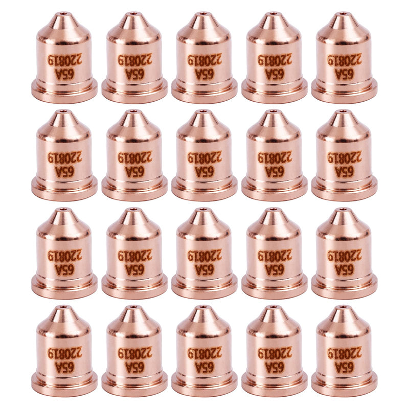 20Pcs 220819 Nozzle Tip 65A Fit for Hypertherm PMX 65 | Plasma Cutting Torch Consumables 220819-20pcs