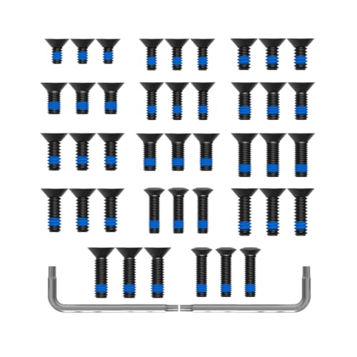 Red Dot Screw Kit 42 Pcs Includes M3, #4-40, #6-32, #6-40, #6-48