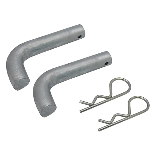 Floating Dock Hinge Connector Pin, 3-1/4" x 3/4" - Heavy-Duty Galvanized Steel (2 Pack) 2