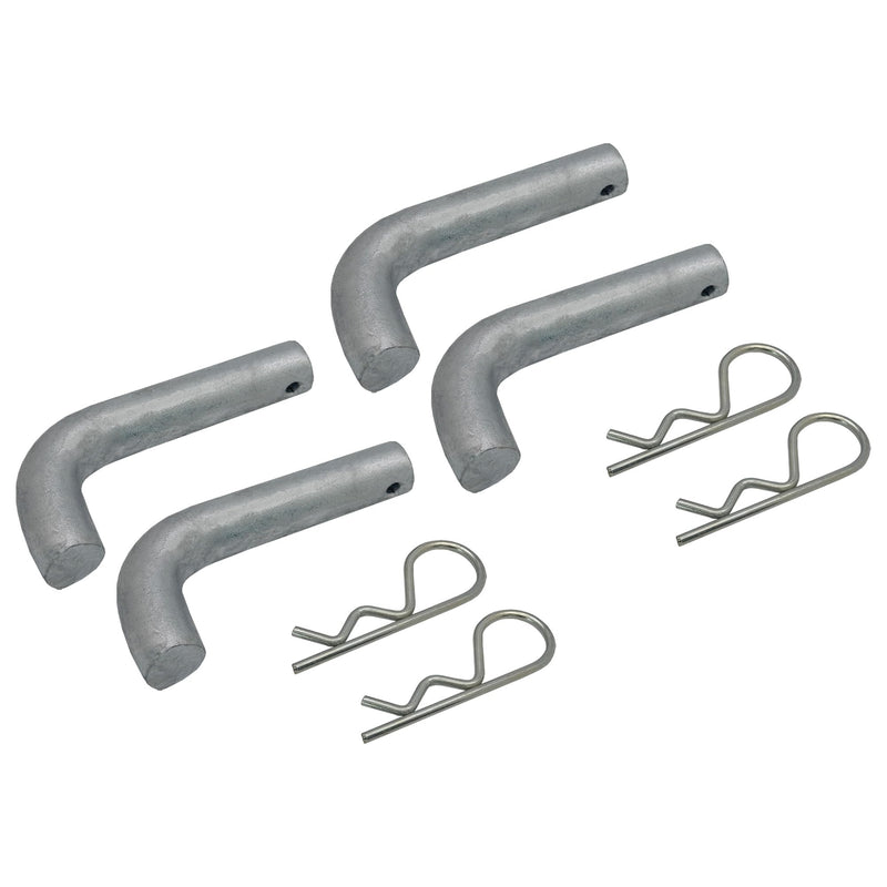 Floating Dock Hinge Connector Pin, 3-1/4" x 3/4" - Heavy-Duty Galvanized Steel (4 Pack) 4