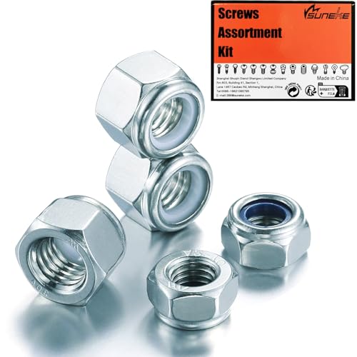7/8"-9 Nylon Insert Lock Nuts (Grade 8 Zinc Plated Carbon Steel, 3-Pack) 7/8"-9 Grade 8 Zinc Plated Carbon Steel