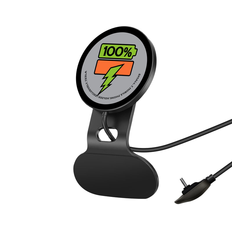 2025 Upgraded Magnetic Wireless Charging Car Phone Holder for Tesla Model 3 / Y, Magnetic Phone Mount, Car Mount for iPhone, Car Accessories,Transparent Appearance Design