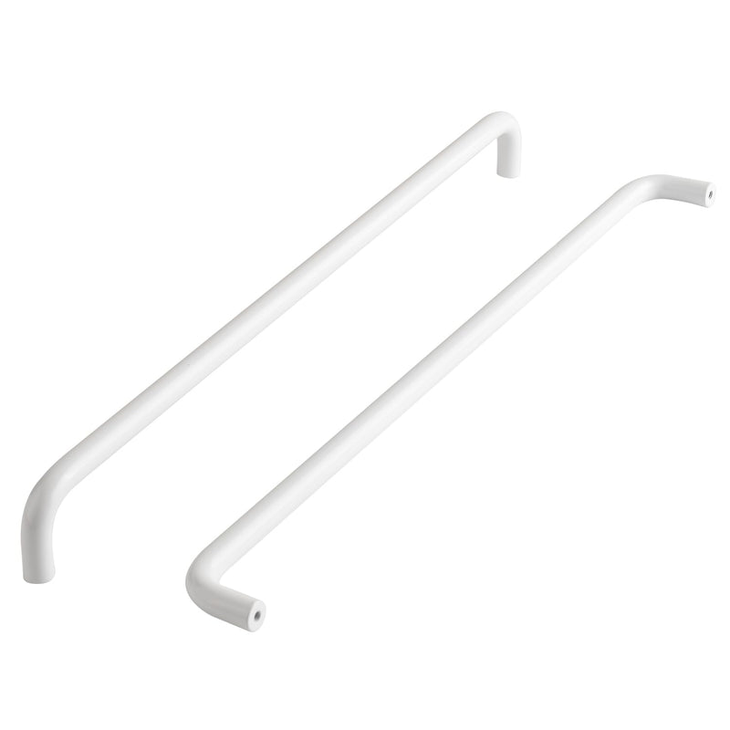 5 Pack White Kitchen Cabinet Handles 12.6 Inch Hole Center Long Handle Wardrobe Pulls Drawer Bathroom Cabinet Handles Bedroom Closet Door Pulls (5, Bright White, 12.6 Inch(320mm)) 12.6 Inch(320mm) 5