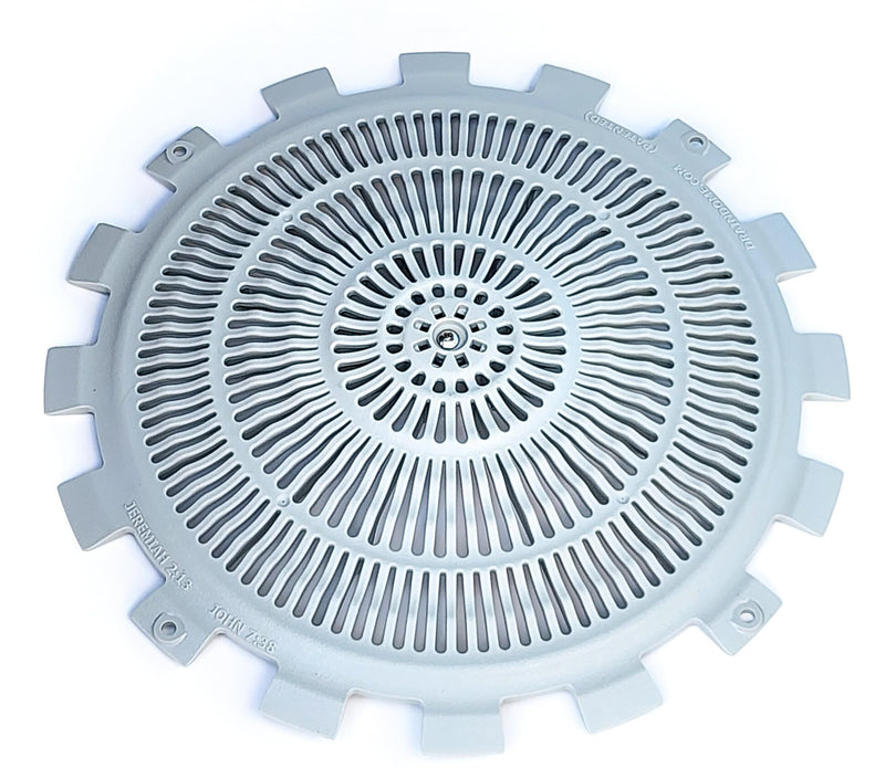Basement Stairwell Drain Cover Resists Debris and Leaves from Clogging Drains Includes the Patented Stay in Place Stem