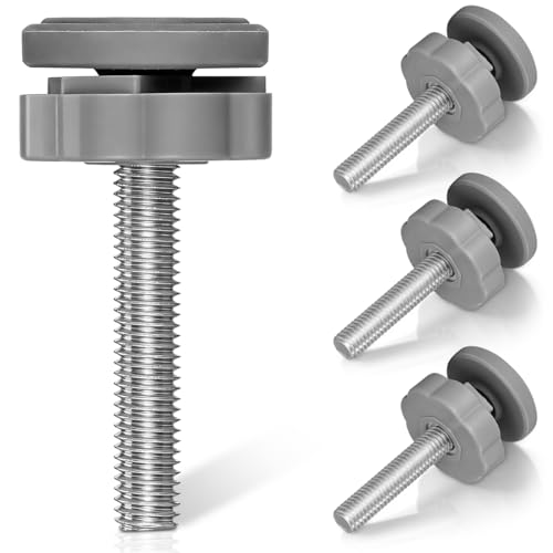 GALPADA Baby Gate Threaded Spindle Rod 8mm Replacement Parts 4Pcs Pressure Mount Tension Screws Hardware Kit for Pet Dog Stairs Doorways