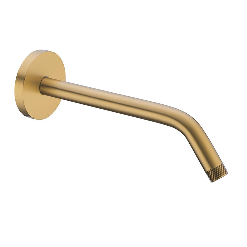 RANDOM 10 Inch Champagne Bronze Shower Arm with Flange,90 Degree Rain Shower Head Extension Arm.RD91018-10-CB 10″Champagne Bronze(Round Flange)