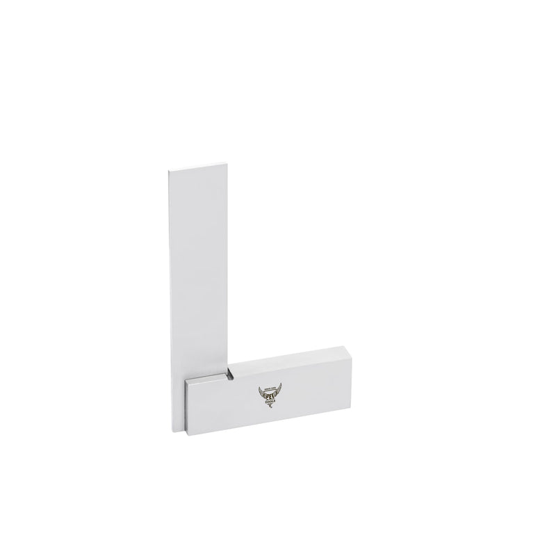 PEC Tools Machinist Square Precision Engineer Wide Seat Square 90 Right Angle Ground Hardened Steel Angle Ruler 3 x 2-1/2 Inch, Suitable for Woodworking and Precision Layout Work 3"
