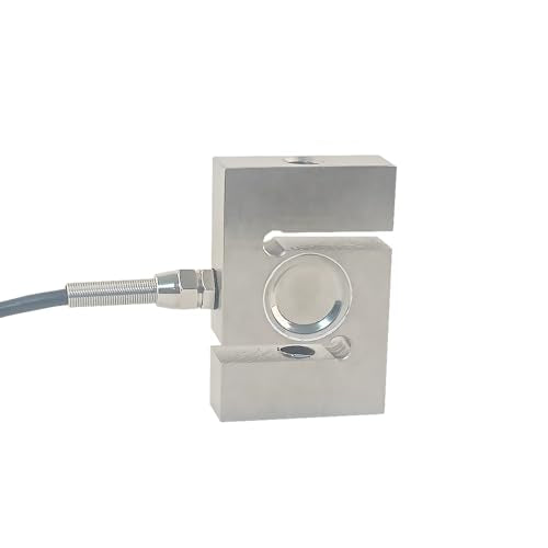 S-Type Load Cell 5kg–20t, Tension & Compression Force Sensor, High Accuracy, Stainless Steel, 4-20mA / mV/V Output(300KG,M12) 300KG M12
