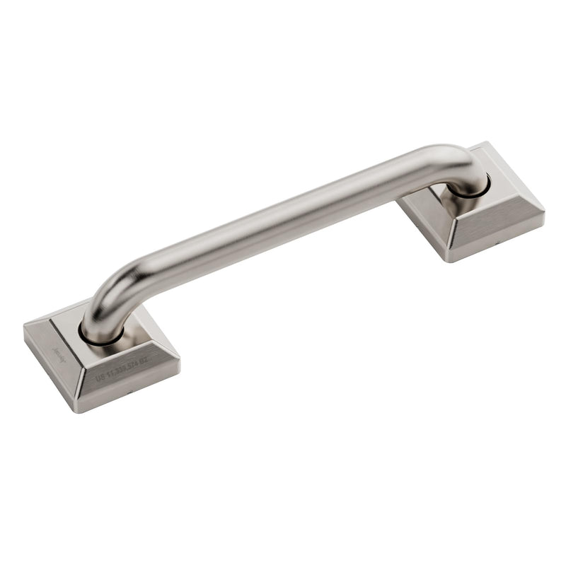  [AUSTRALIA] - JoyRain 9" Multi-Function Safety Grab Bar | Wall-Mounted Support Handle for Shower, Bathtub, Toilet & Door (Stability Aid for Elderly & Disabled) Brushed 9 Inch
