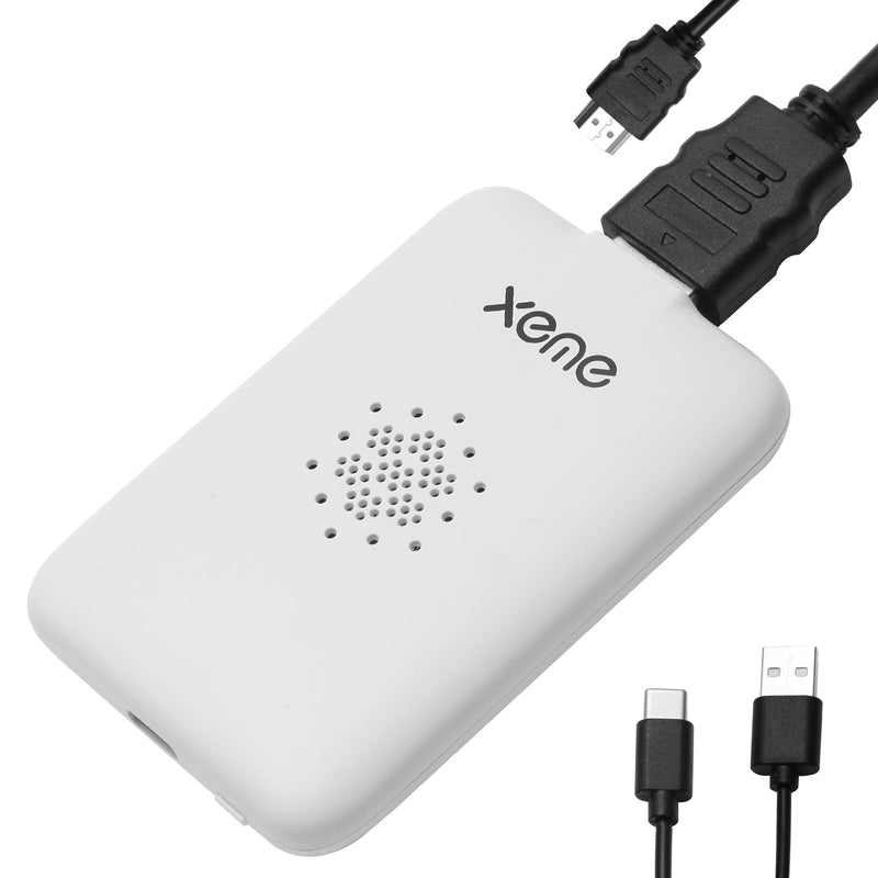 4K Wireless HDMI Display Dongle Adapter, Wireless Transmitter, Streaming Media Video/Audio/File HDMI Extender from Laptop, PC, Smartphone to HDTV Projector Monitor Single-ended