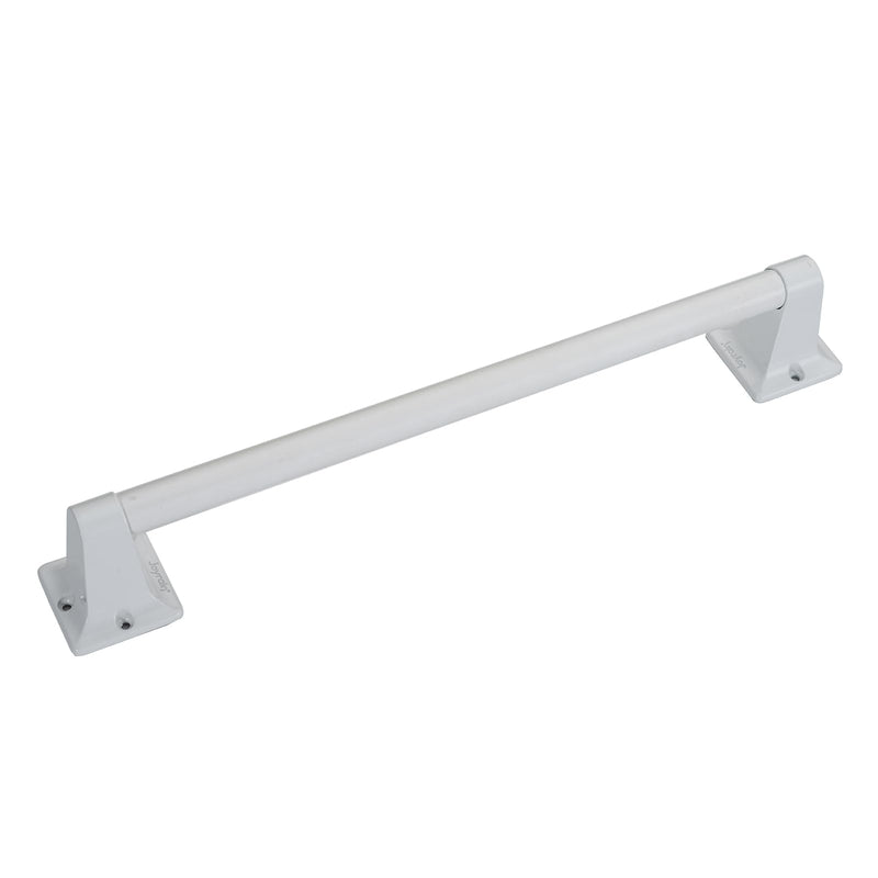 Joyrain Stainless Steel Bathroom Grab Bar for Elderly - Safety Rail & Towel Rack Dual Function, 9/16/24 Inch Anti-Slip Handle for Shower/Toilet/Tub (White, 24 inch) White