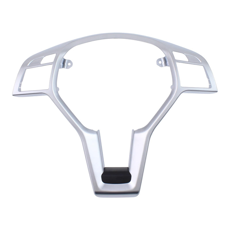 Steering Wheel Trim Cover Chrome for Mercedes C250 C350 C63 AMG E63 AMG 2012-15, C300 2012-14, CLA250 CLA45 AMG 2014-19, E250 E63 AMG S 2014-16, E350 2012-16, E400 2013-17, E550 2012-17