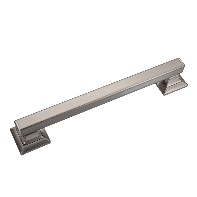 Joyrain Stainless Steel Square Grab Bar - ADA Compliant 500lb Weight Limit, 16/24/32 Inch Bathroom Safety Rail for Seniors & Disabled (Brushed Stainless Teel, 16 inch) Brushed stainless teel